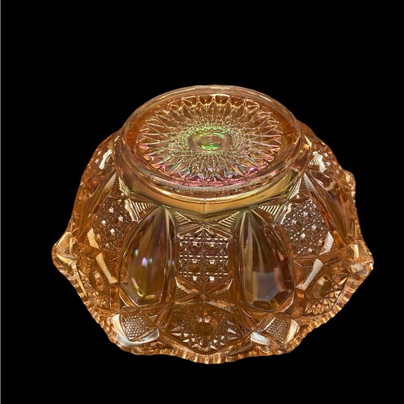 Vintage LE Smith Carnival Glass Bowl mint condition - Picture 7 of 9